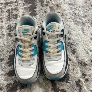 Nike Air Max Kids Shoes - White and Blue